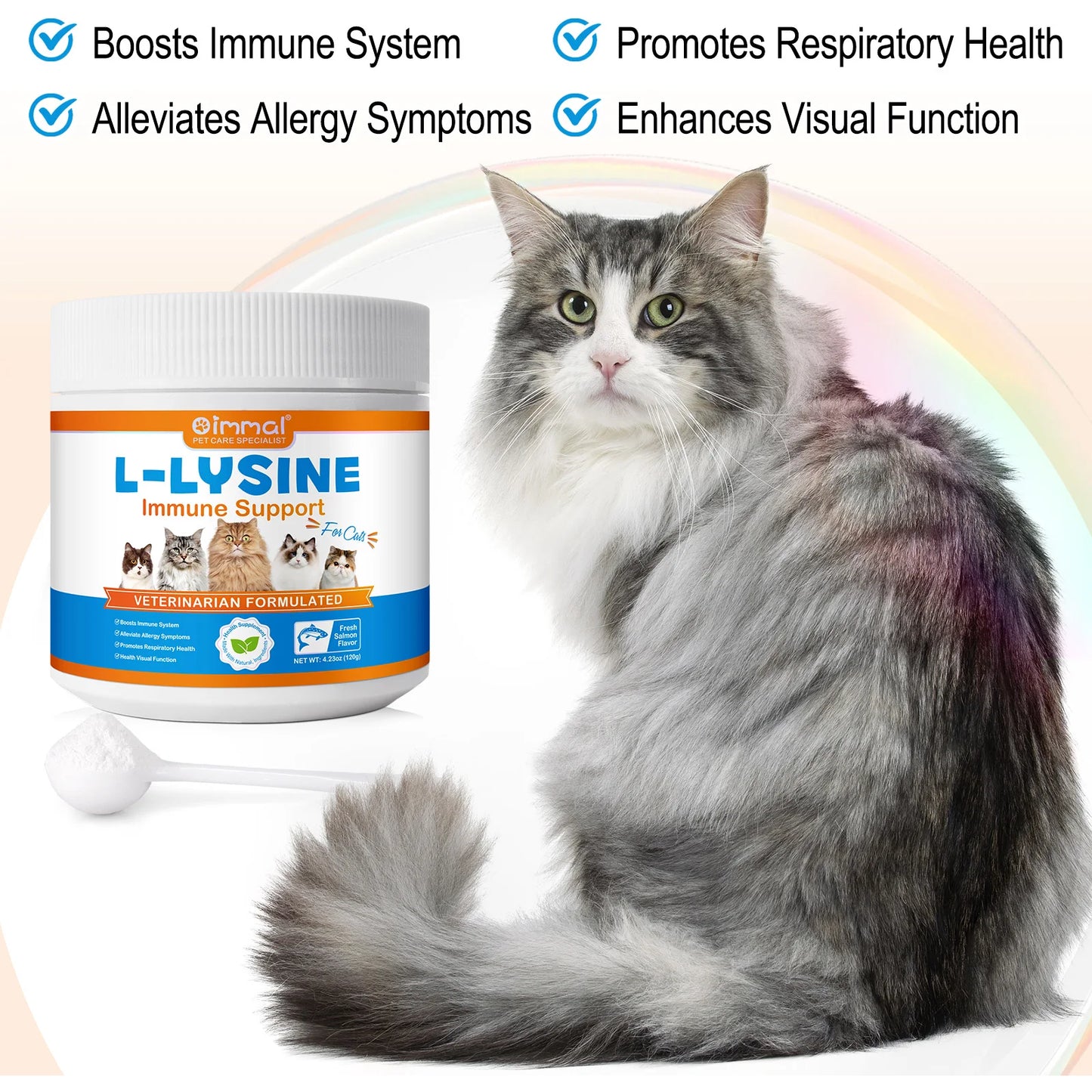 L-Lysine for Cats – Support for immune and respiratory health