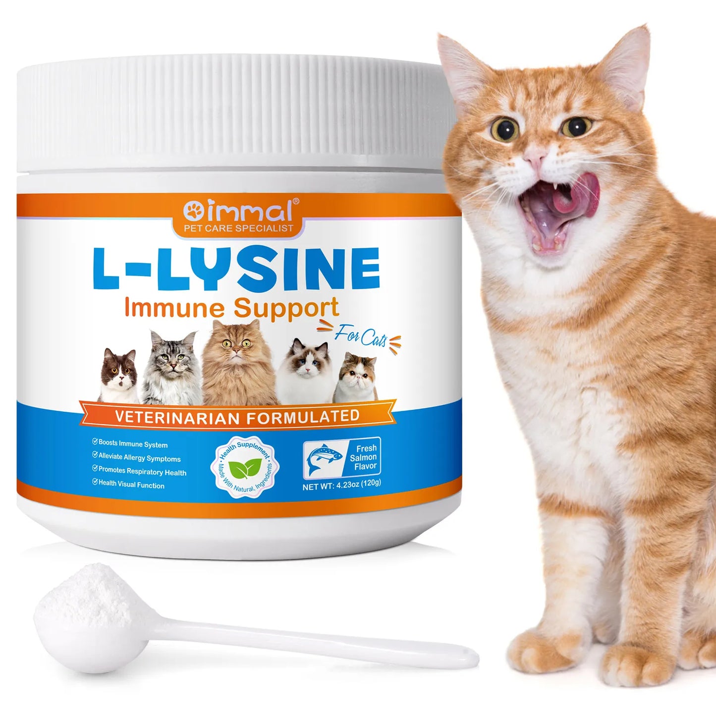 L-Lysine for Cats – Support for immune and respiratory health