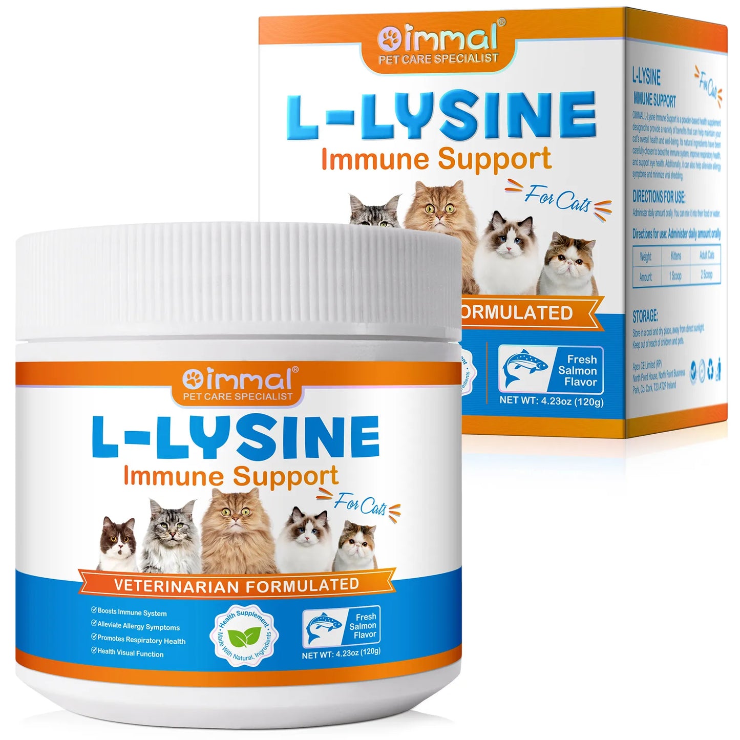 L-Lysine for Cats – Support for immune and respiratory health