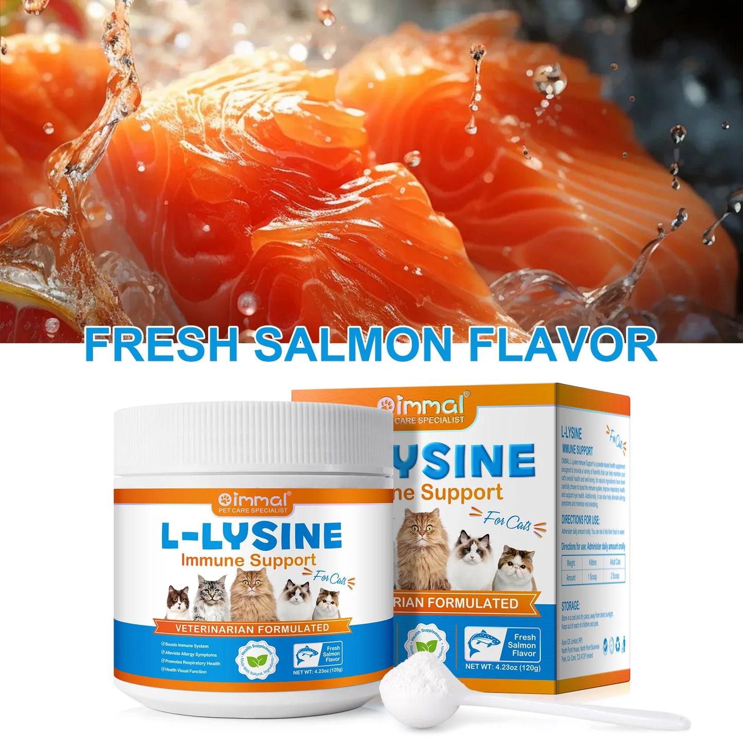 L-Lysine for Cats – Support for immune and respiratory health