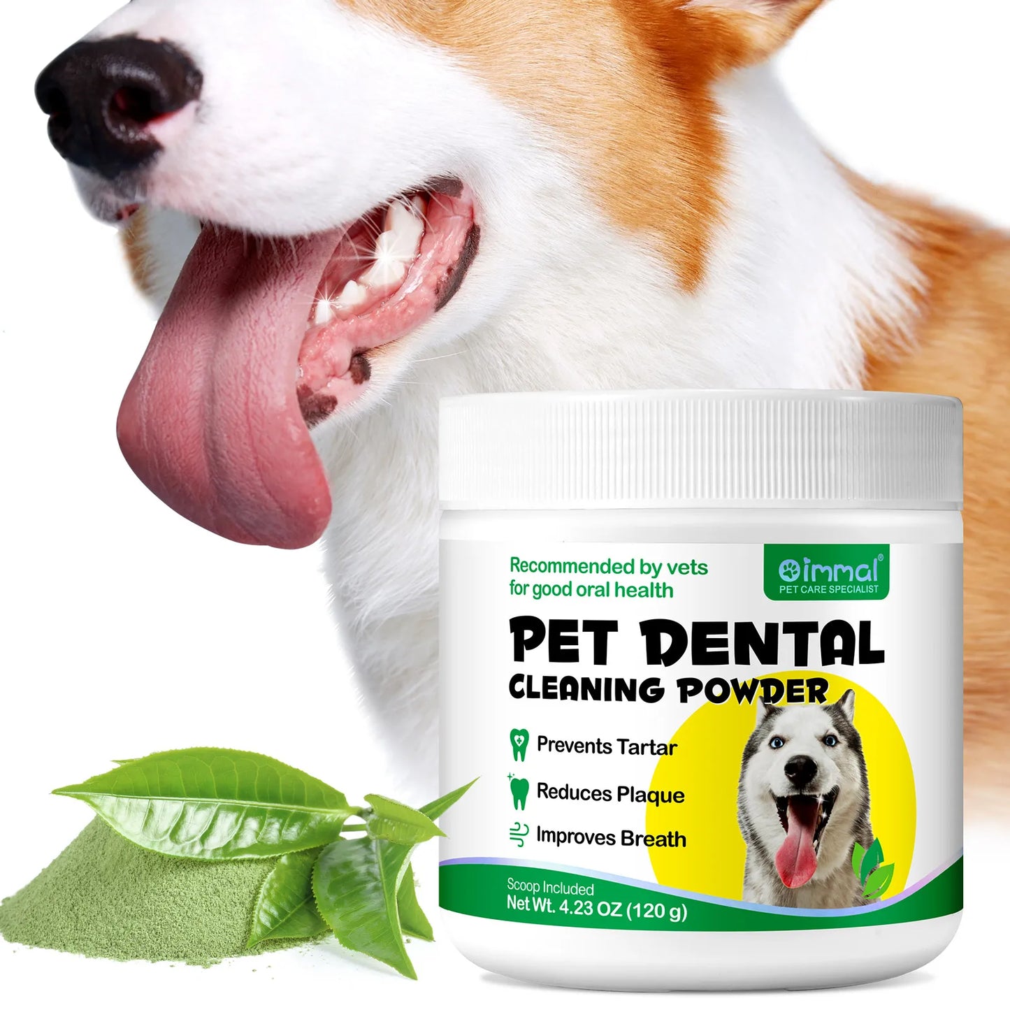 Powder for dog teeth care