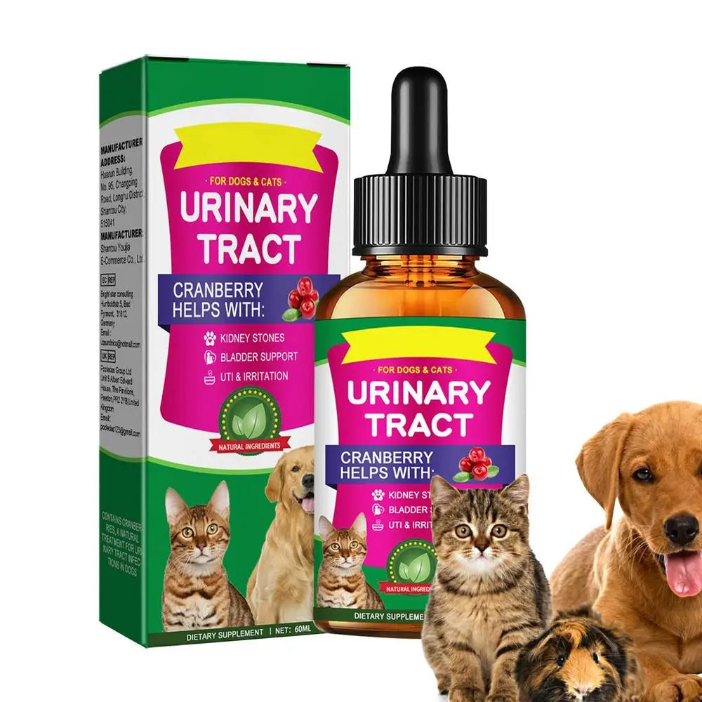 Bladder treatment - Powerful drops for cats and dogs, 60 ml