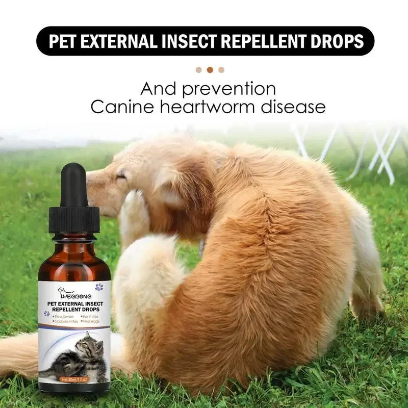 Spray against fleas and ticks