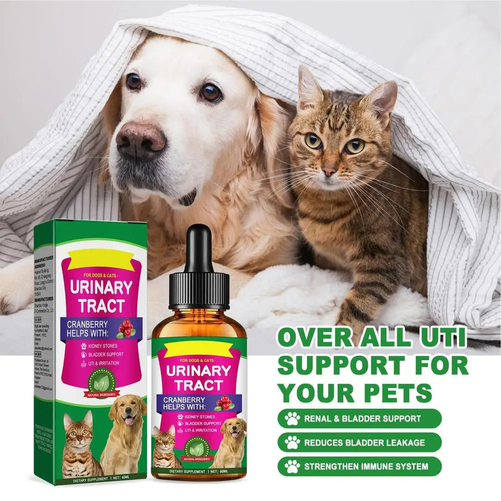 Bladder treatment - Powerful drops for cats and dogs, 60 ml